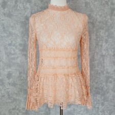 Spitzenbluse Spitzenshirt 38 M