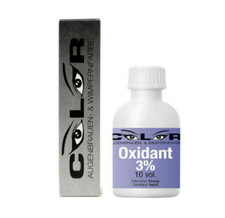 Comair Color Set Augenbrauenfarbe Wimpernfarbe 15ml + Color Oxidant 3% 100ml