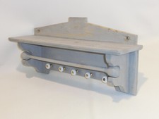 Antiker Jugendstil Handtuchhalter Holzregal Küchenregal Wandregal Shabby Chic