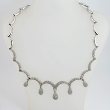 Collier mit ca. 3,00ct H-si
