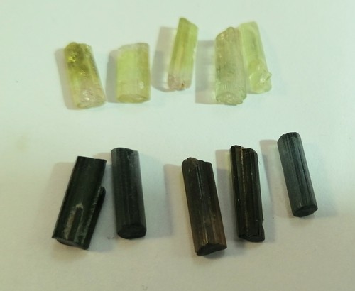 Turmalin rohsteine 5x - turmalin:10,