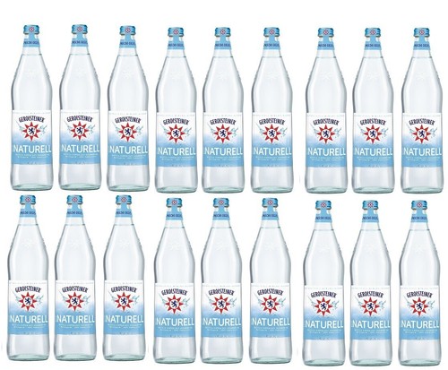 Glas flaschen gerolsteiner - 18,
