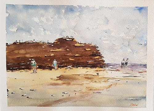 Original aquarell gemälde - original,