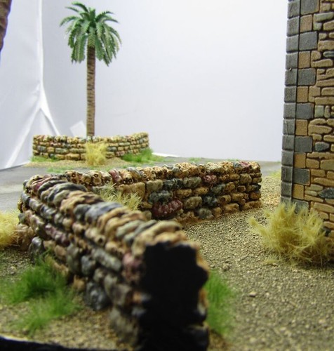 Diorama 4 mauerteile - 1:72,