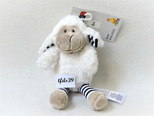 Ergee Schaf weiß blau Stofftier Plüschtier Kuscheltier (T199)