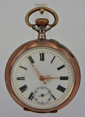 Offene herrentaschenuhr silber - herrentaschenuhr,