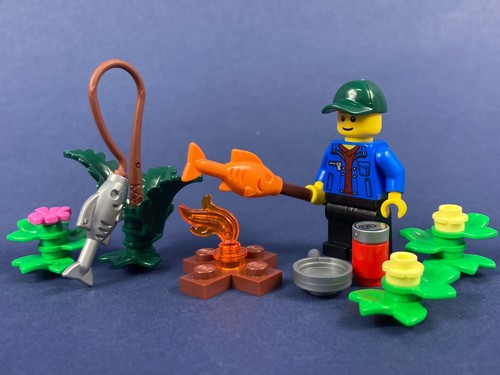Lego figur angler fischer - figur,