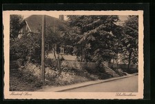 Neudorf /Harz, Schullandheim von der Straße gesehen, Ansichtskarte 1935 