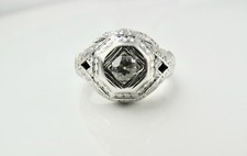 ART DECO 0.32ct Ring DIAMOND