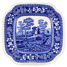 Beilagenteller quadratisch Spode Copeland Blue Tower