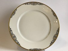 K&A Krautheim Selb Bavaria Menüteller Vintage 1922-1945 mit edlem Golddekor .