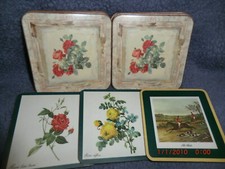 9 x Untersetzer Melamin/Kork -