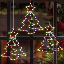 LED Fensterdeko Weihnachten