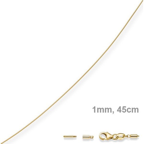 1mm halsreif omegareif - halsreif,