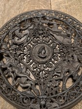 Lauchhammer Kunstguß Teller Eisen 22,5 cm