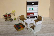 Puppenstuben Möbel Wohnzimmer Möbel Puppenhaus Puppenmöbel DDR Vero