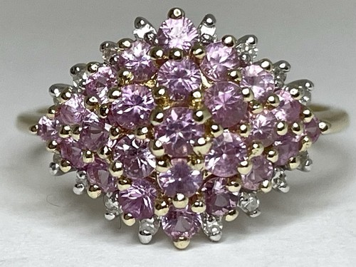 Vintage 9ct gelbgold rubin - vintage,