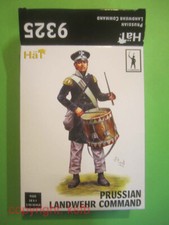 1:32 Figuren HäT #9325 Napoleon Preußen Landwehr Kommando Offizier Trommler