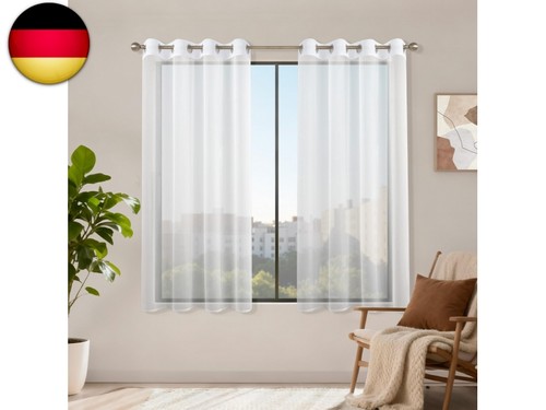 Voile gardinen mit ösen - voile,