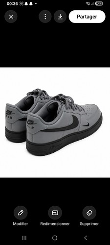 Nike air force low - 1, grau
