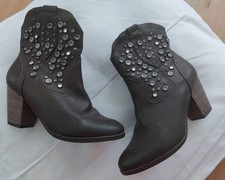 Damen Stiefelette Boots Braun