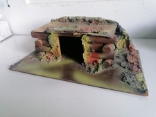 diorama blockhaus bunker soldaten zu ddr  indianer elastolin  sehr schön !! haus