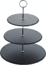 Artesa 3 Stöckig 28.5x34.5cm aus Schiefer Kuchenplatte Kuchenständer NEU R2218