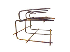 Matte Steckbügel Q257 1,15m lang H 90-320mm S 200-550mm Betonstahl Baustahl