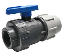 Plasson Kompakt-Kugelhahn Innengewinde Klemmverbindung für PE-Rohre Ø63-DN50-2"