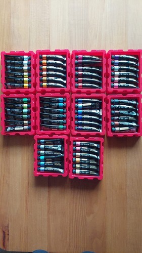 Gouache farben set mit 60 - gouache, farben,