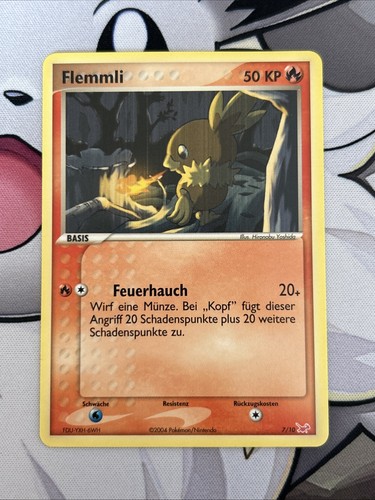 Pokemon karte tcg flemmli - tcg, 7/10