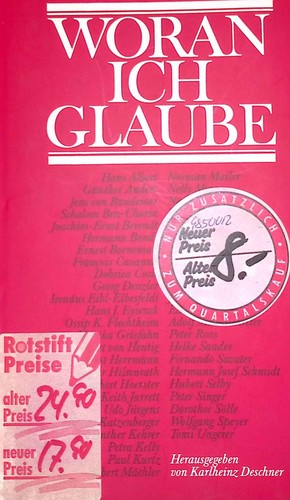 Woran ich glaube - ., deschner