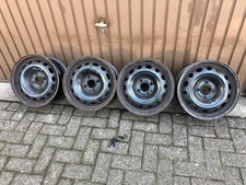 4xkomplette Felgen+4Neu Gummiventile 6,5JX15H2 ET:27 für Peugeot,Partner Citroen