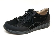 Finn Comfort Schnürer OSORNO buggy Velour schwarz Nubukleder Gr. 42 (8) weit NEU