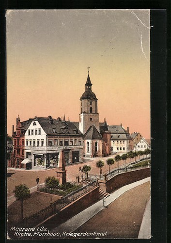 Meerane kirche pfarrhaus - kirche,,