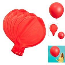 10 Riesen Luftballons Rot,36 Zoll XXL Luftballons Rot, Grosse Luftballons,Gro...