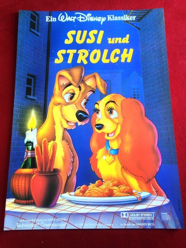 Susi und strolch kinoplakat - und,