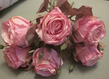 Kunstblumen Deko Rosen, 6 Stück