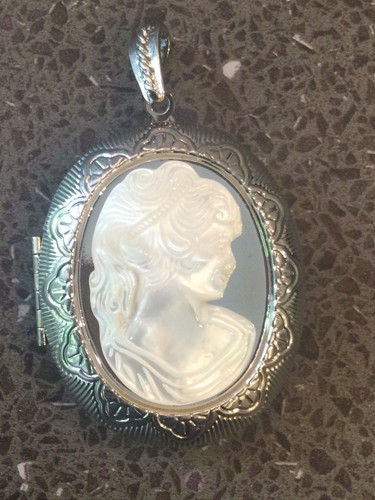 Anhänger medallion perlmutt - anhänger,