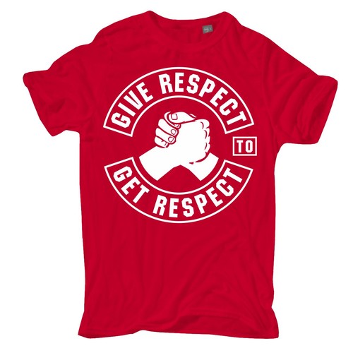 Herren shirt give respect to - give,