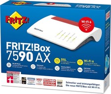 AVM FRITZ!Box 7590 AX DSL WiFi6 WLAN Mesh Router Modem Dualband DECT Mediaserver