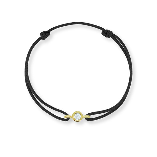 Armband kordel solitär - armband,