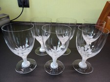 6 Schneeblume Kristallbiergläser, Rosenthal Studio Line, Michael Böhm