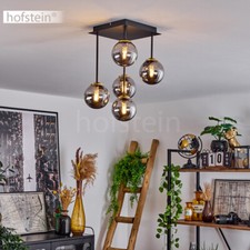 Decken Lampe Leuchte Rauchglas