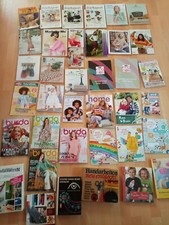 6 Bücher + 30 Zeitschriften/Kataloge Konvolut / Nähen Basteln BärReport Burda