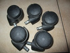 5 Schreibtischstuhl / Bürostuhl Doppel-Rollen!!!