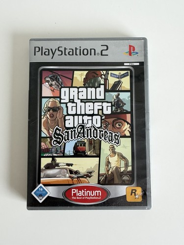 Gta san andreas ps2 platinum - gta,