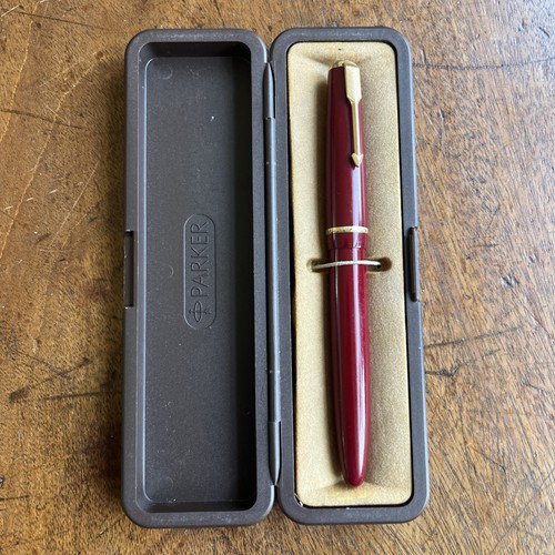 Vintage parker duofold burgund - vintage,