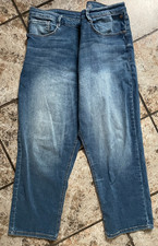Damen Jeans:  Gina Benotti Gr. 50 Baumwolle/Elasthan jeansblau