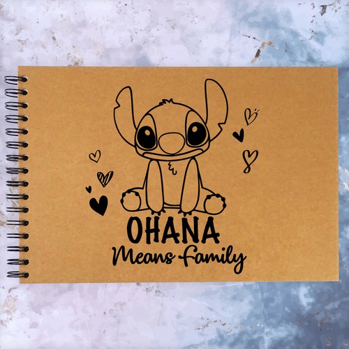 Stitch disney ohana - ohana, a3/a4/a5
